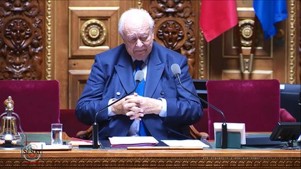 L'hommage de Gérard Larcher pour la dernière séance de Jean-Claude Gaudin