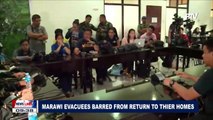 Marawi evacuees barred from returning to their homes