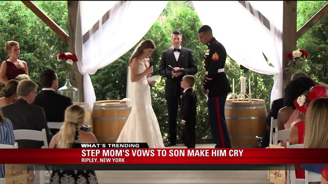 Stepmom's Vows to 4-Year-Old Future Son Make Him Cry