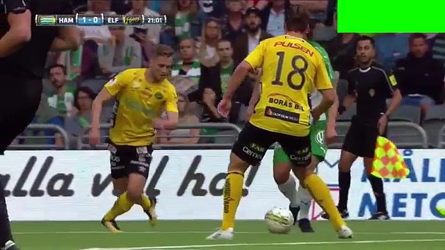 Hammarby 2:1 Elfsborg (Swedish Allsvenskan 24 July 2017)
