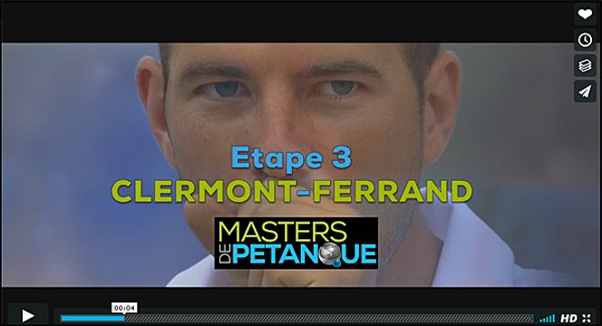 Teaser Vidéo Étape 03 des Masters de Pétanque 2017 à Clermont-Ferrand