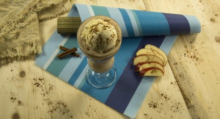 بوظة تفاح والقرفة