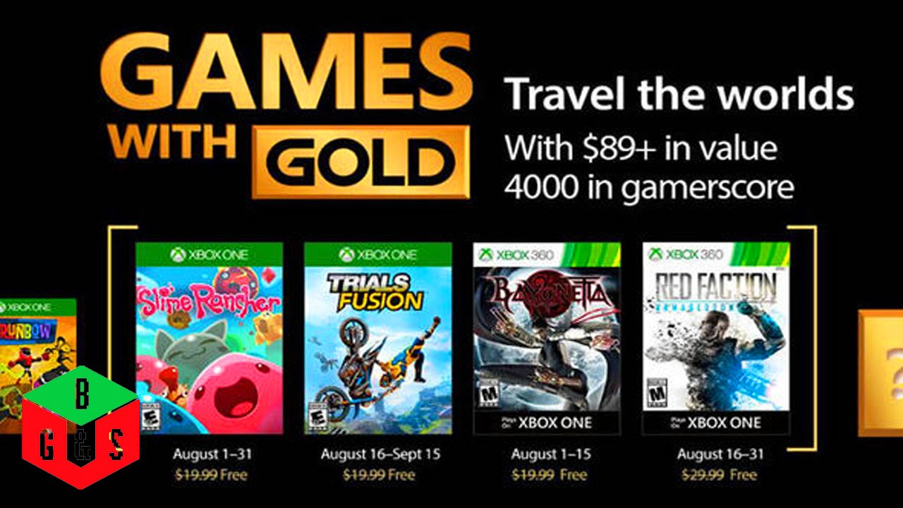 Xbox - August 2017 Games with Gold