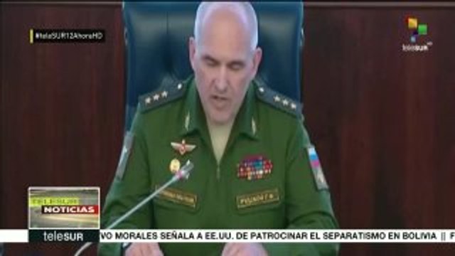 Siria: Rusia ataca centro de comando terrorista cerca de Damasco