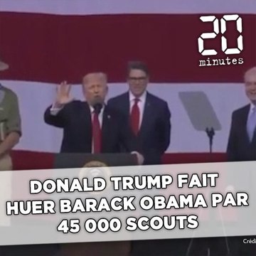 Etats-Unis: Donald Trump fait huer Barack Obama par 45.000 scouts