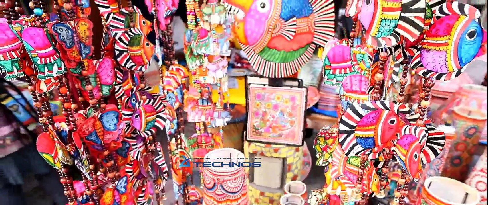 Indian handicrafts at Delhi haat