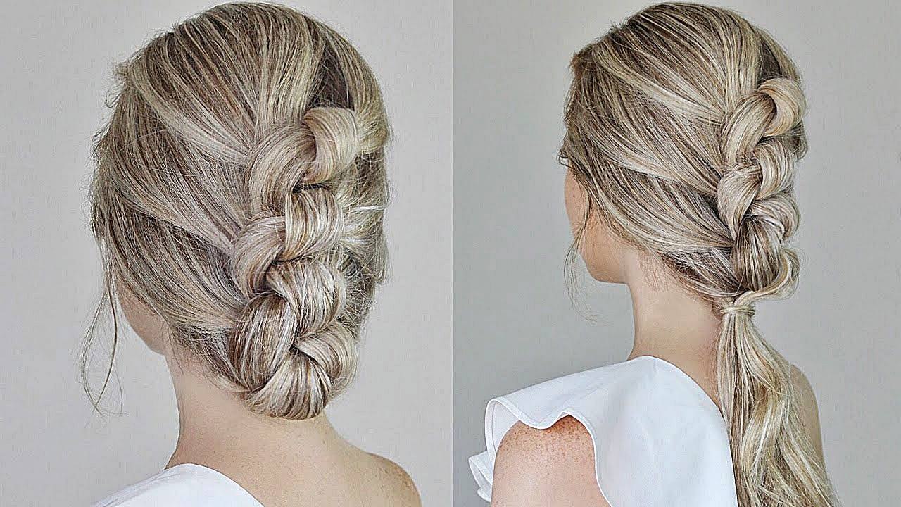 Easy Hairstyle Tutorial Knotted Updo