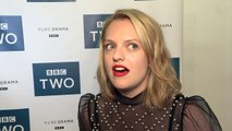 Elisabeth Moss on working with 'magical' Gwendoline Christie