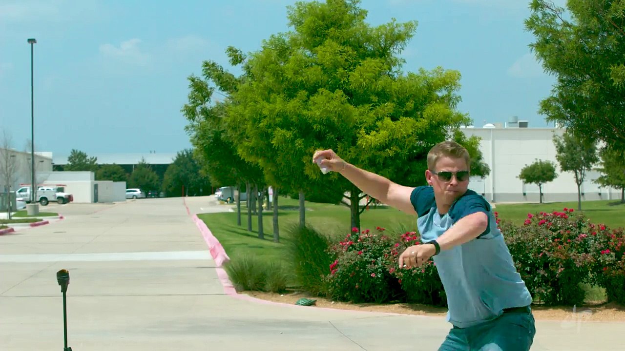 Card Throwing Trick Shots | Dude Perfect