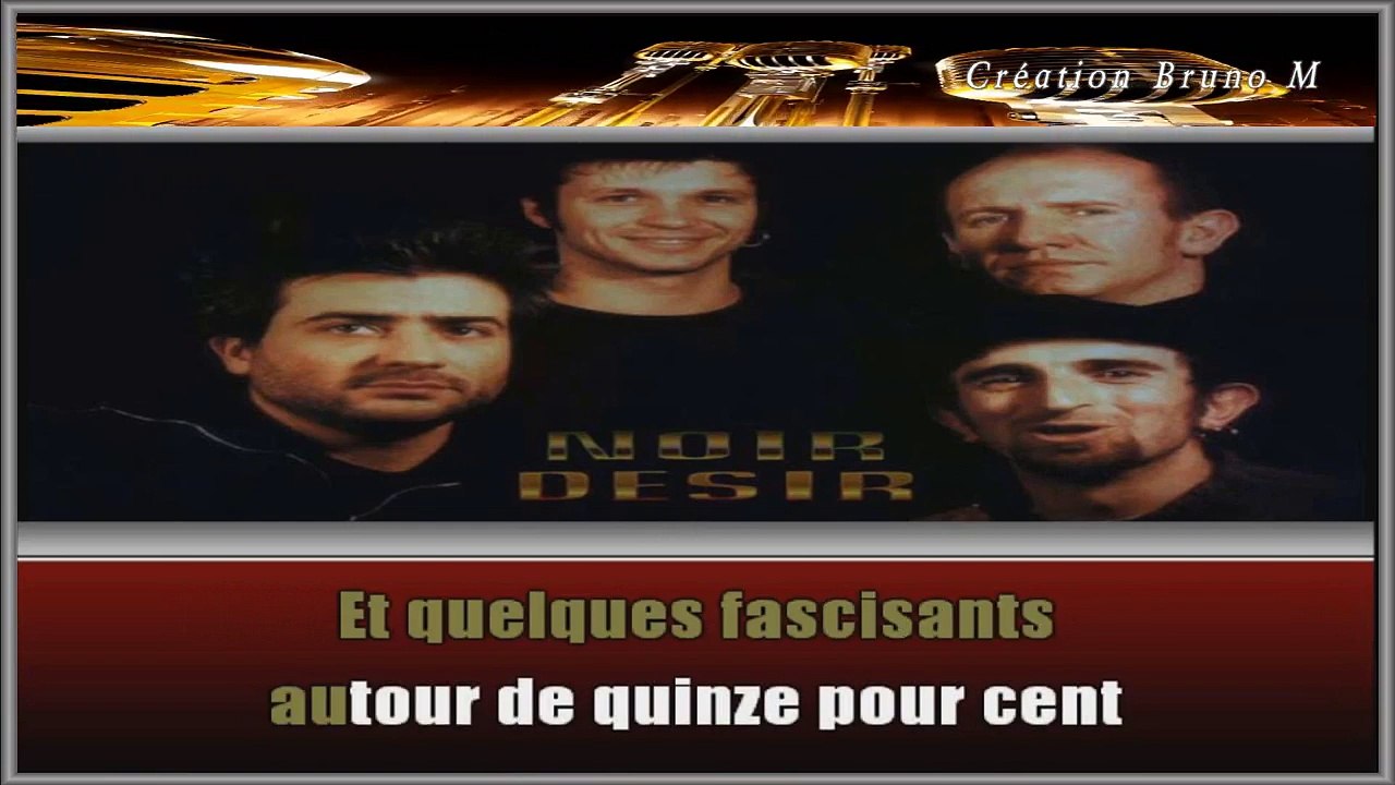 Noir Désir - Un jour en France KARAOKE / INSTRUMENTAL