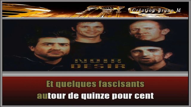 Noir Désir - Un jour en France KARAOKE / INSTRUMENTAL