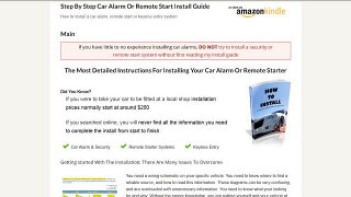 How To Install A Car Alarm, Remote Start, Or Keyless Entry System (DOWNLOAD)