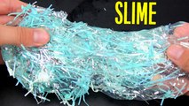 Beautiful Frozen Slime & Cristal Clear Slime - Liquid Glass Thinking Putty   ASMR