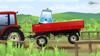 The Bulldozer is sick! The Excavator in the City l Cartoons for Children