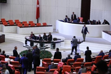 CHP İstanbul Milletvekili Sezgin Tanrıkulu Dev Rulo ile Meclis'te Şov Yaptı