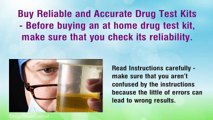 Guide to Conducting Home Drug Test