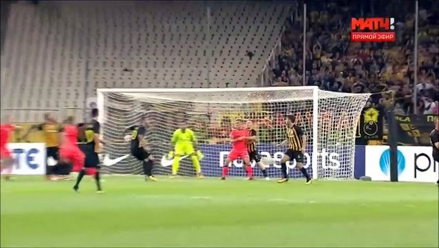 0-2 Pontus Wernbloom Goal - AEK Athens 0-2 CSKA Moscow - 25.07.2017