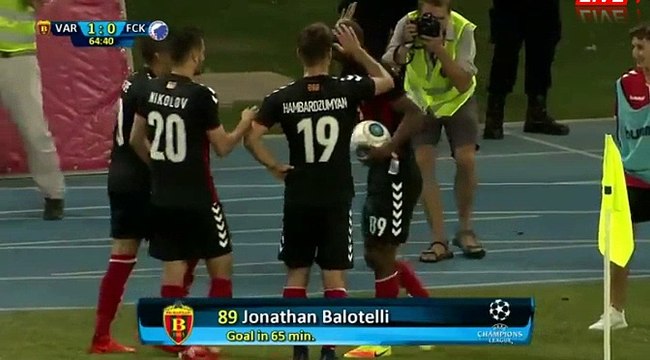 Balotelli Jonathan Goal HD - Vardar (Mac)	1-0	FC Copenhagen (Den) 25.07.2017