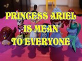 PRINCESS ARIEL IS MEAN TO EVERYONE ANGRY BIRD MINNIE MOUSE AGNES GRU THOMAS & FRIENDS SOFIA Toys BABY Videos, LITTLE MER