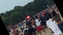 Orchard beach 2017 Fireworks Fight!