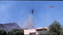 Adana Kozan Kalesi'nde Korkutan Yangın