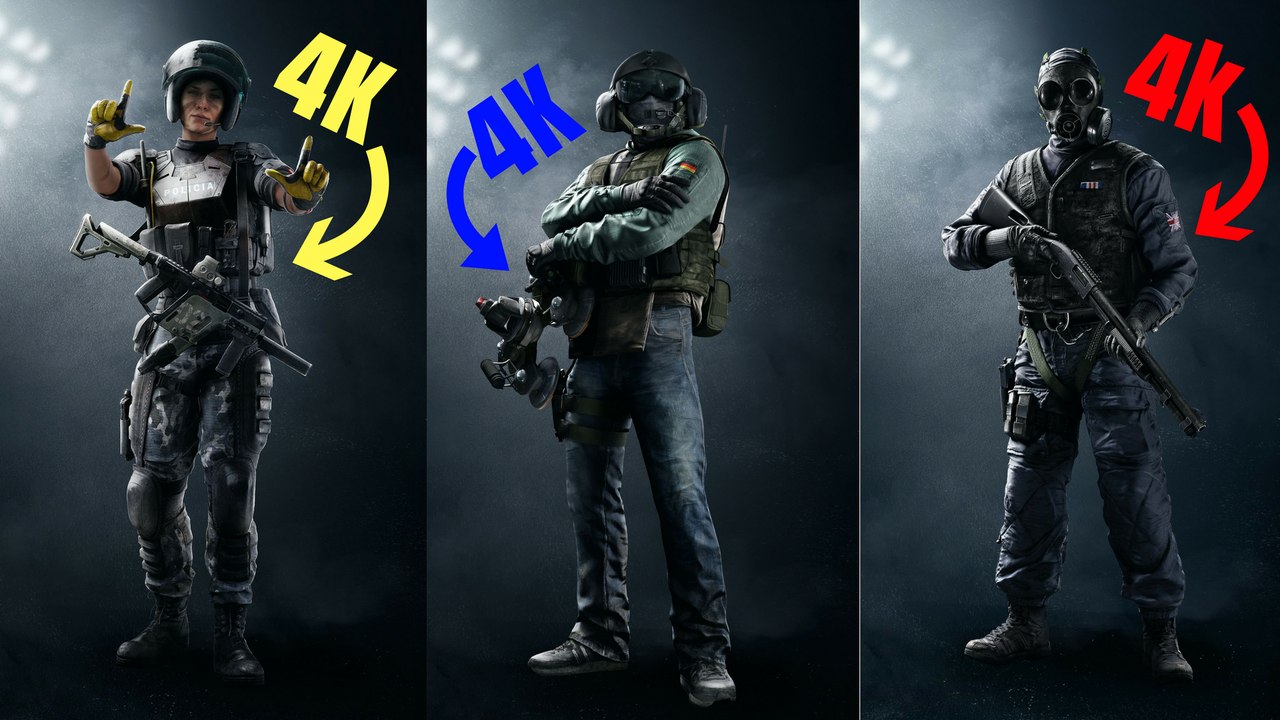 the Mira, Jager, and Thatcher 4K! Rainbow six siege