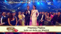 Premios Platino todo un éxito en Madrid