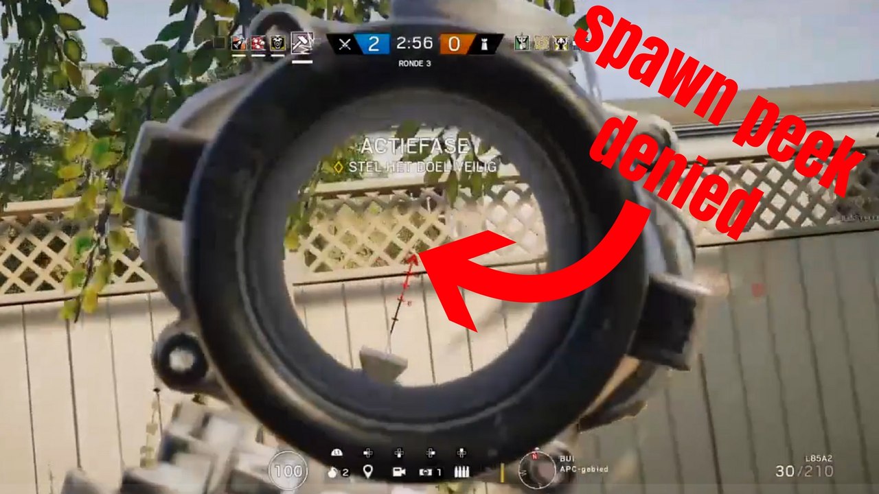 spawn peek denied! Rainbow six siege
