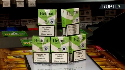 Cigarro de maconha é vendido na Suíça