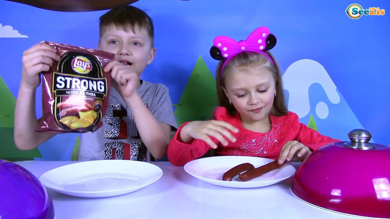 Обычная ЕДА ПРОТИВ ЧИПСОВ Челлендж! Real Food v...