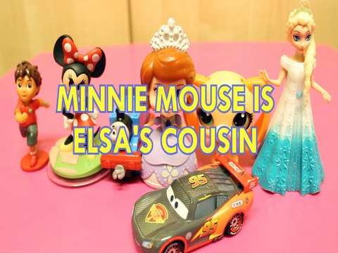 MINNIE MOUSE IS ELSA'S COUSIN DIEGO MINNIE MOUSE THOMAS & FRIENDS PRINCESS SOFIA MAGIC MOTION LIGHTENING MCQUEEN Toys BA