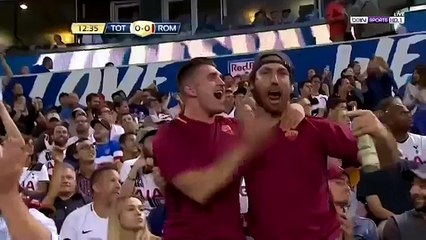 Diego Perotti Goal Penalty - Tottenham Hotspur Vs AS Roma (0-1)