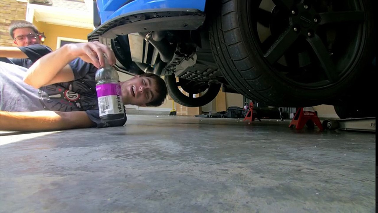 BOOST AN OIL!- Procharger Oil Change in SmurrfStang That Dude in Blue