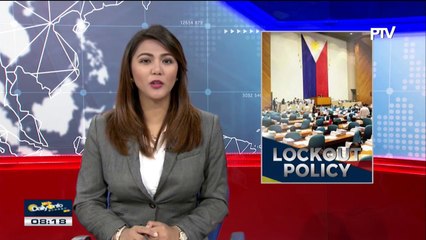 'Lockout policy' laban sa mga mambabatas na late pumasok, sinimulan nang ipatupad