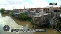 40% das crianças de até 14 anos vivem em situação de pobreza no Brasil