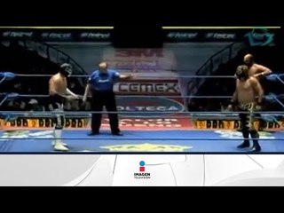 Sagrado, Hijo del Fantasma y Fuego vs. Sangre Azteca, Niebla Roja y Raziel 09/06/12