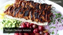 Turkish Chicken Kebabs - Easy Grilled Chicken Kebab Recipe