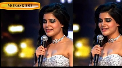 Samantha hot showing in Award Function