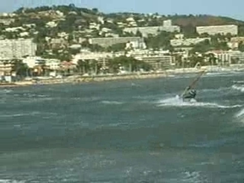 windsurf a cannes palm beach le 20 octobre