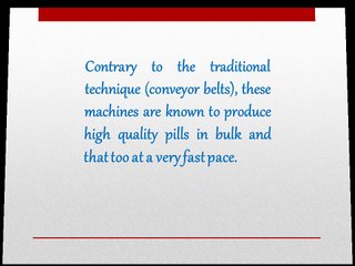 Define the Types of Tablet Press Used in Cosmetic Industry