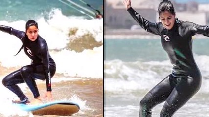 Katrina Kaif Goes Surfing In Morocco