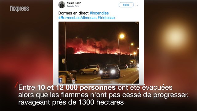 Incendies dans le Var: 10 000 personnes évacuées près de Bormes-les-Mimosas