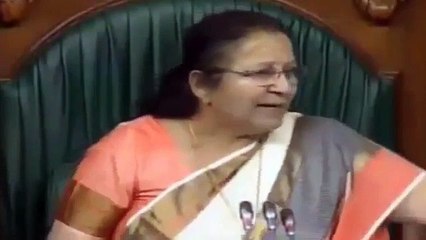 Loksabha Speaker Sumitra Mahajan Rips Apart Congress's Jyotiradhtya Scindia In Front Of Whole House
