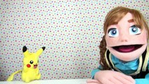 Petite Anna Princesse de la Reine des neiges Et Pikachu Malade | Histoires de jouets pour