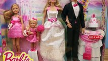 Barbie Wedding and Ken Doll with Spiderman Superhero Officiating and Barbie Wedding Dress