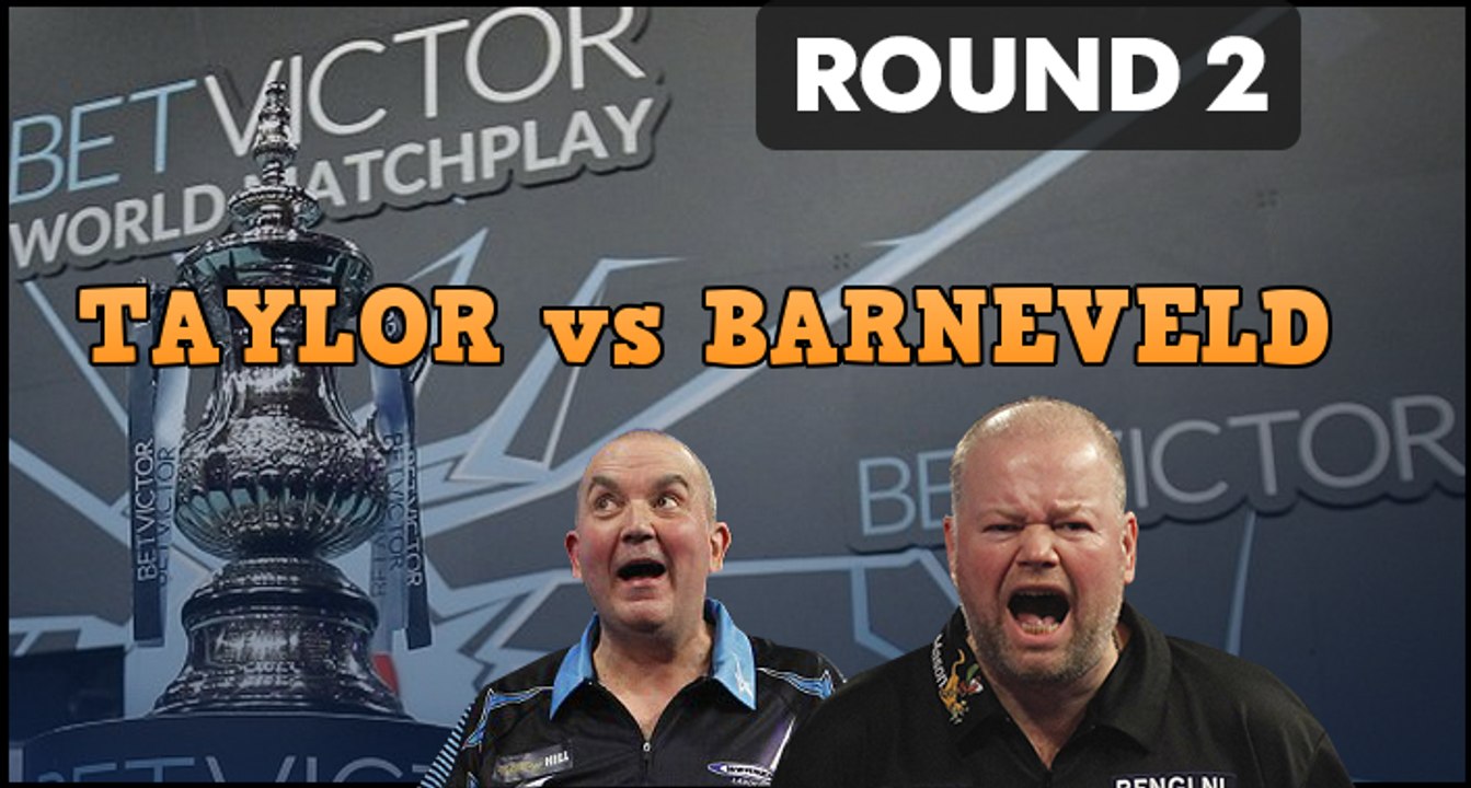 Phil Taylor vs Raymond van Barneveld and PreMatch - 2017 World Darts Matchplay HD