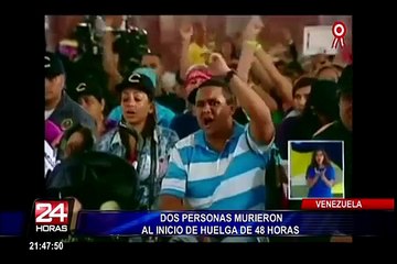 Venezuela: así se vivió el primer día de huelga contra Maduro