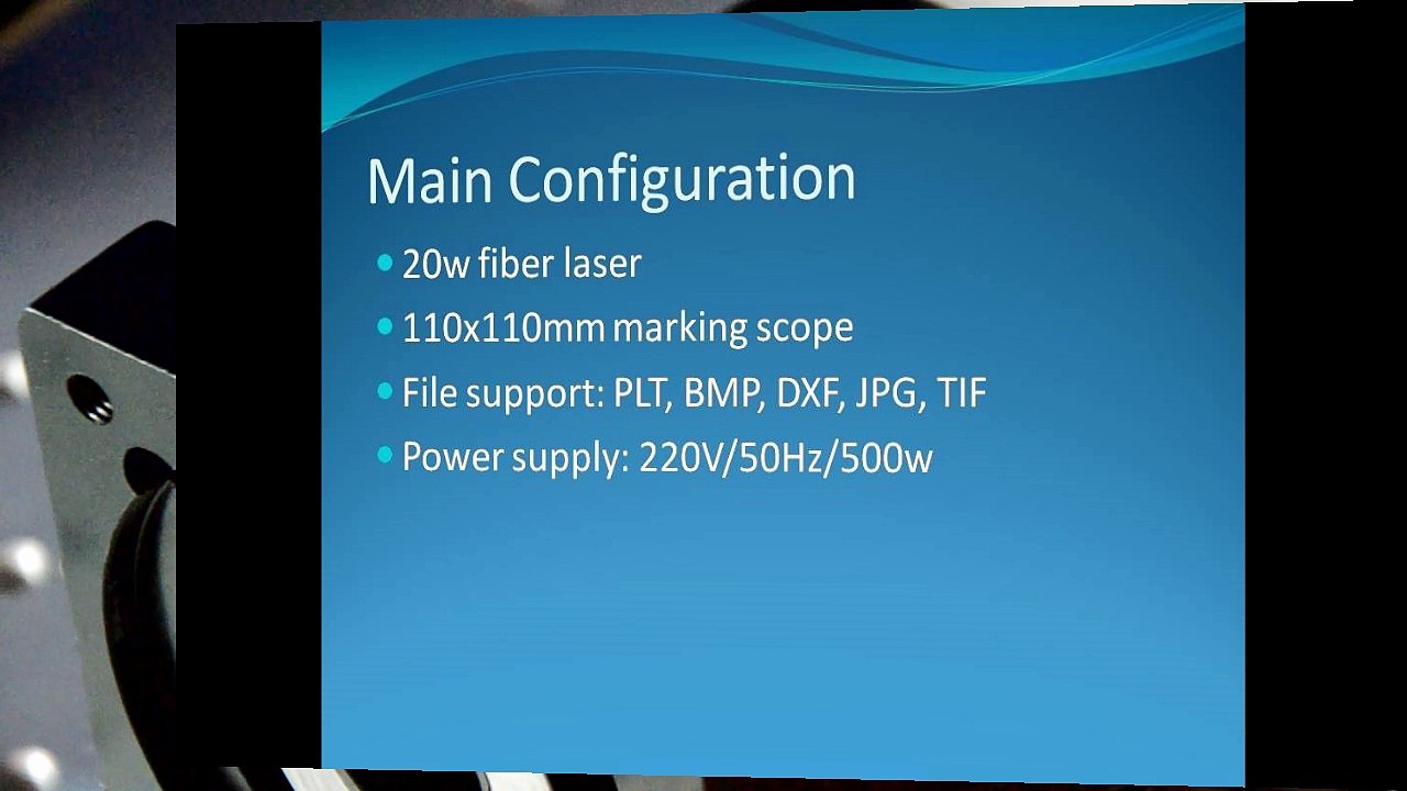 laser marking machines manufacturers-marking on speed reducer gear box