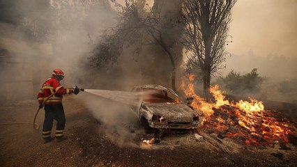 Combate duro contra as chamas