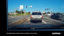 Rocambolesque accident entre un camion et une voiture, les images chocs (vidéo)